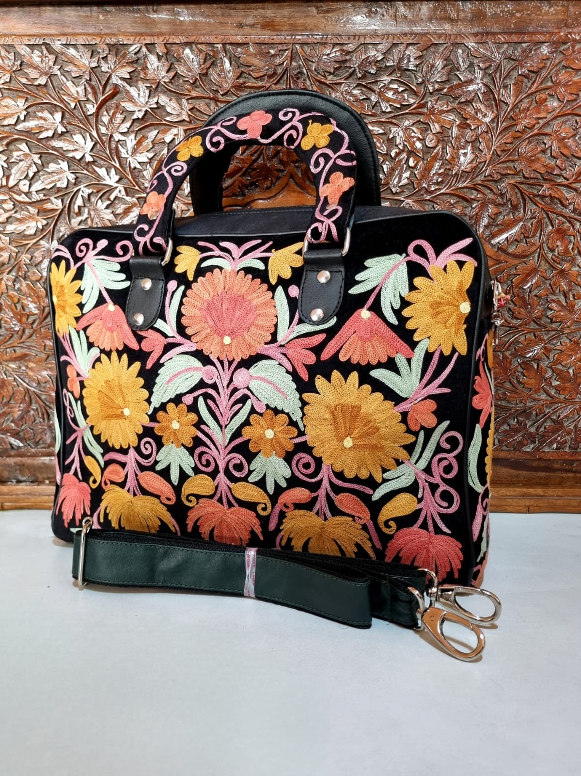 Kashmiri Aari Embroidery Laptops Designer Bags