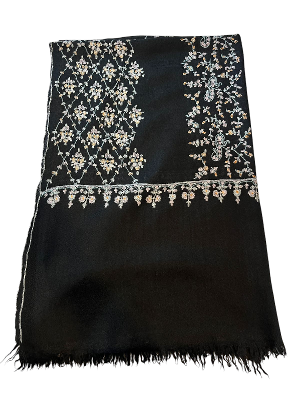 Pure Pashmina Shawl in Black colour