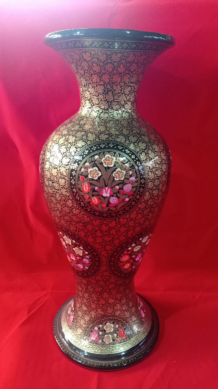 Papier Mâché Flower Vase