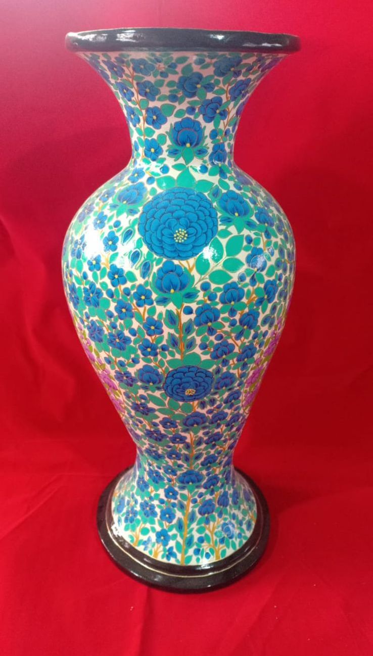 Papier Mâché Flower Vase