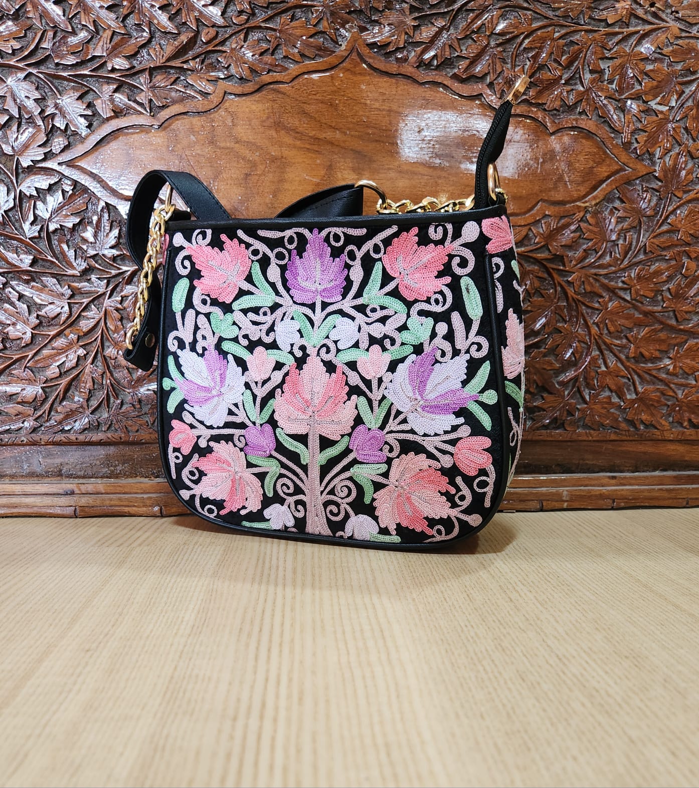 Ari Embroidery Quad Sling Bags