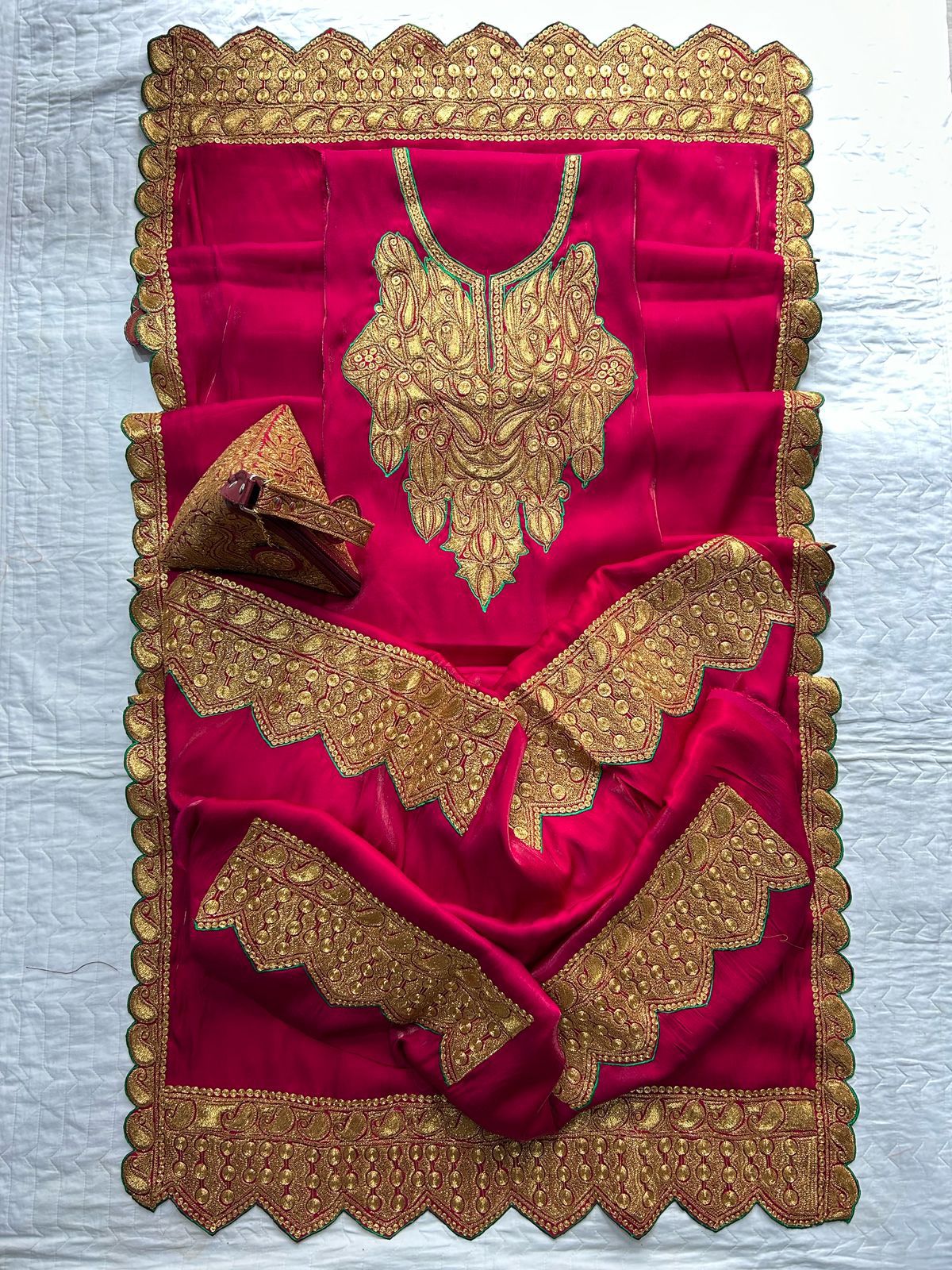 Exquisite Makhmal Bridal Ensemble