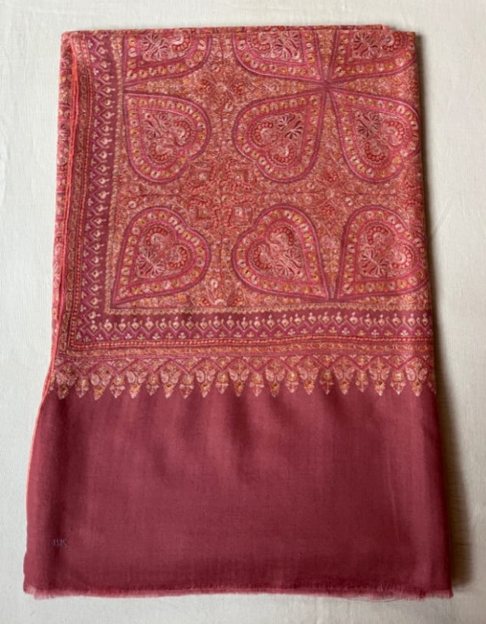 Pure Silk Pashmina Jamawar Shawl