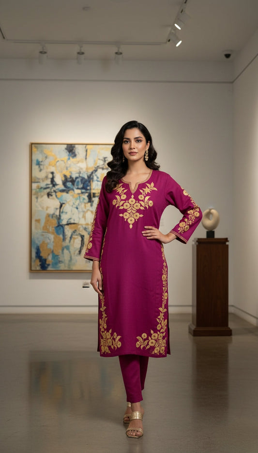 Kashmiri Embroidered Dresses: Elegance Woven in Threads of Heritage