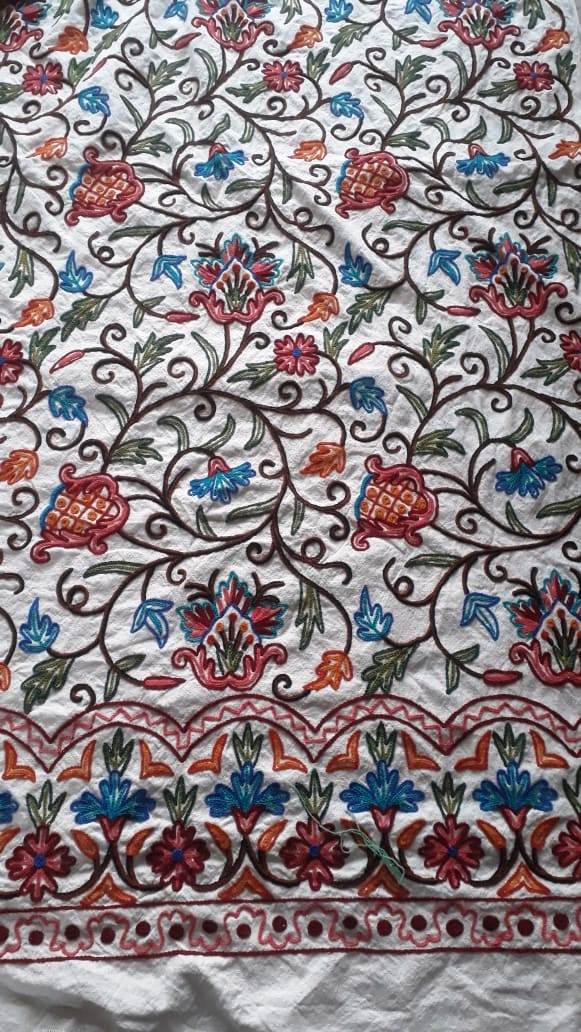 Crewel Embroidery Home Decor