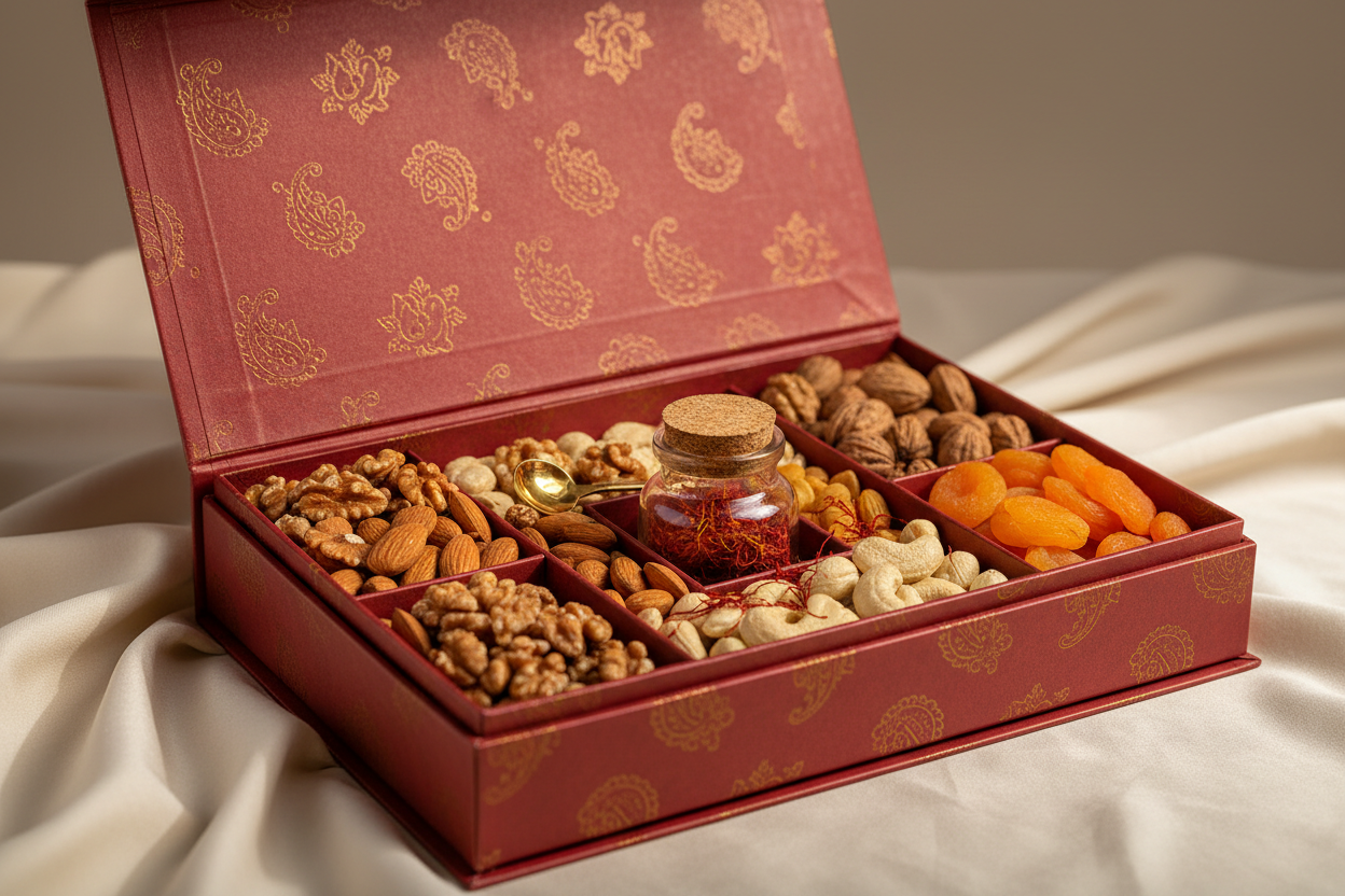 Kashmiri Dry Fruits & Saffron Gift Hampers