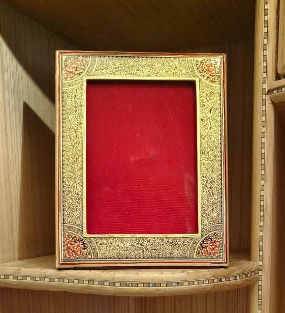 Kashmir Papier Mache Photo Frame 6 x 8 inches