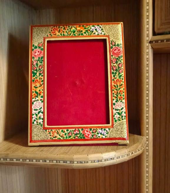 Kashmir Papier Mache Photo Frame 6 x 8 inches