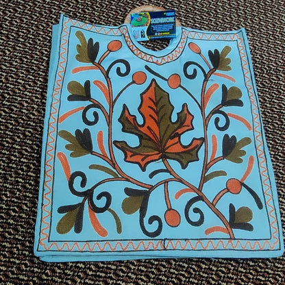 Hand Aariwork Crewel Bags with Kani Handle #3