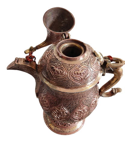 Kashmiri Copper Kandkari Samowar Large