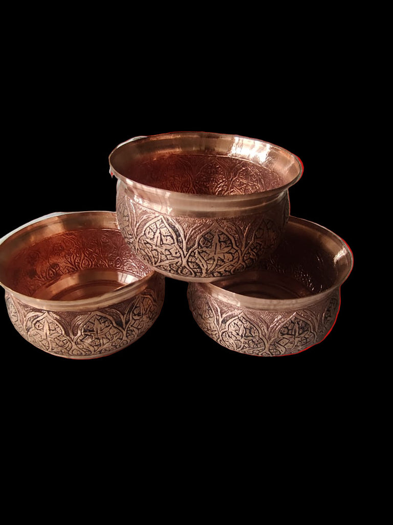 Copper Hot Bowls