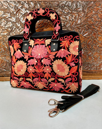Kashmiri Aari Embroidery Laptops Designer Bags