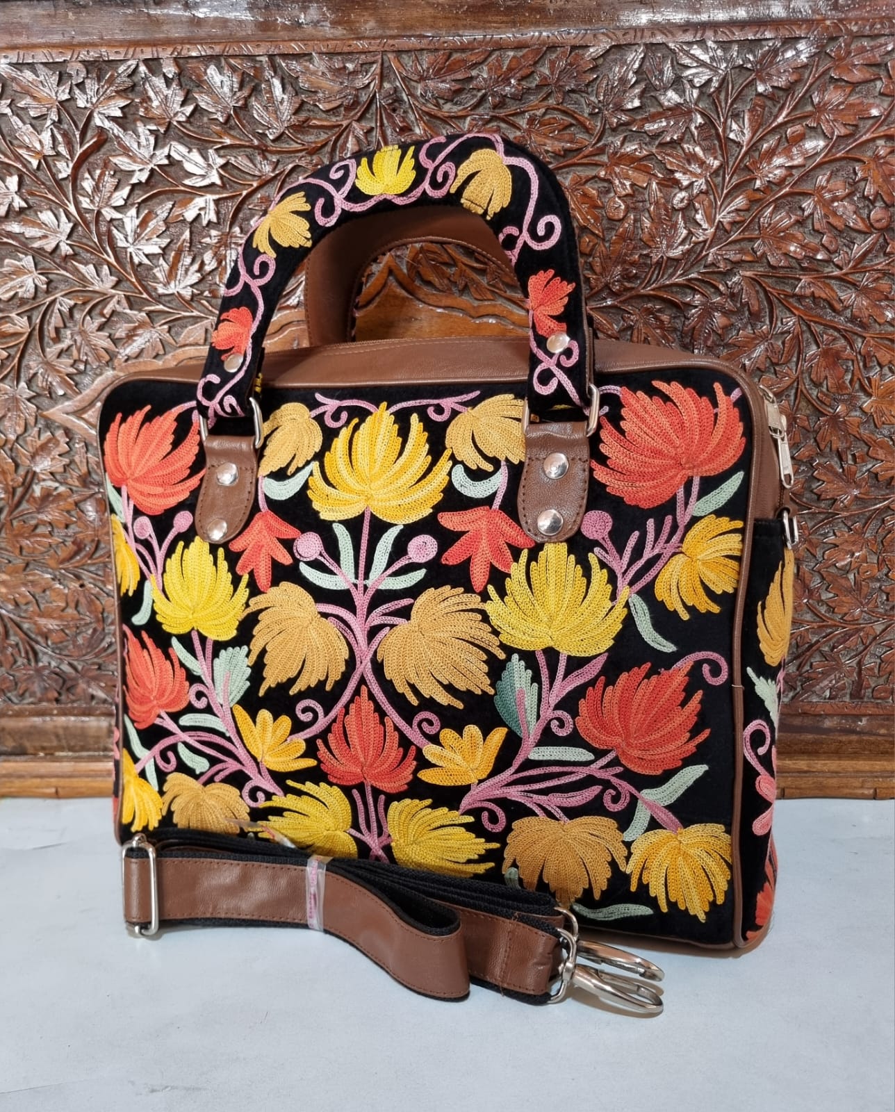 Kashmiri Aari Embroidery Laptops Designer Bags
