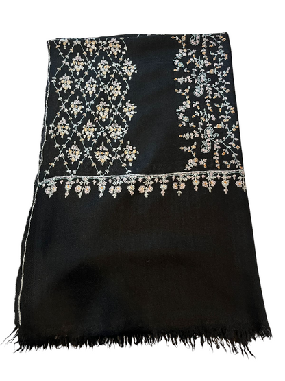 Pure Pashmina Shawl in Black colour