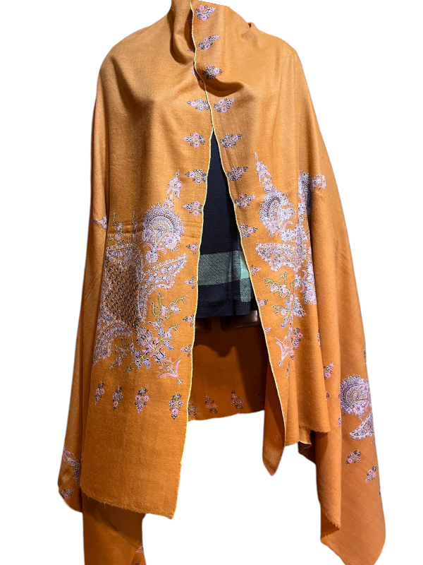 Pure Pashmina Shawl Kasheer Design One