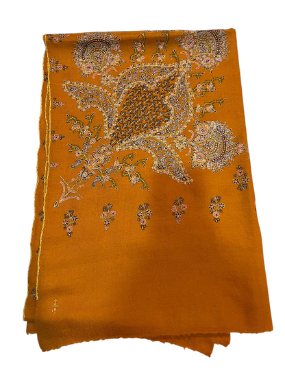 Pure Pashmina Shawl Kasheer Design One