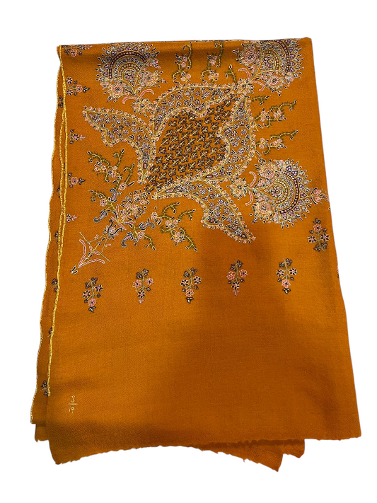 Pure Pashmina Shawl Kasheer Design One