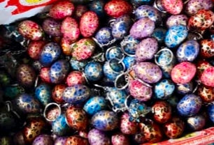 Kashmir Papier Mâché Decorative Eggs