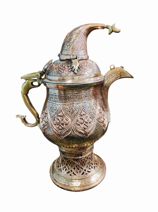 Kashmiri Copper Kandkari Samowar Medium