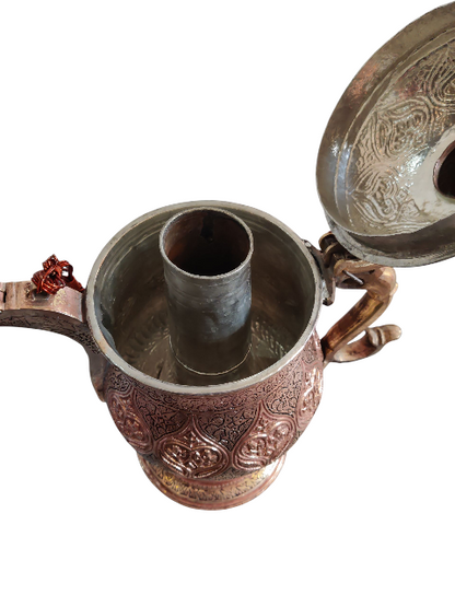 Kashmiri Copper Kandkari Samowar Large