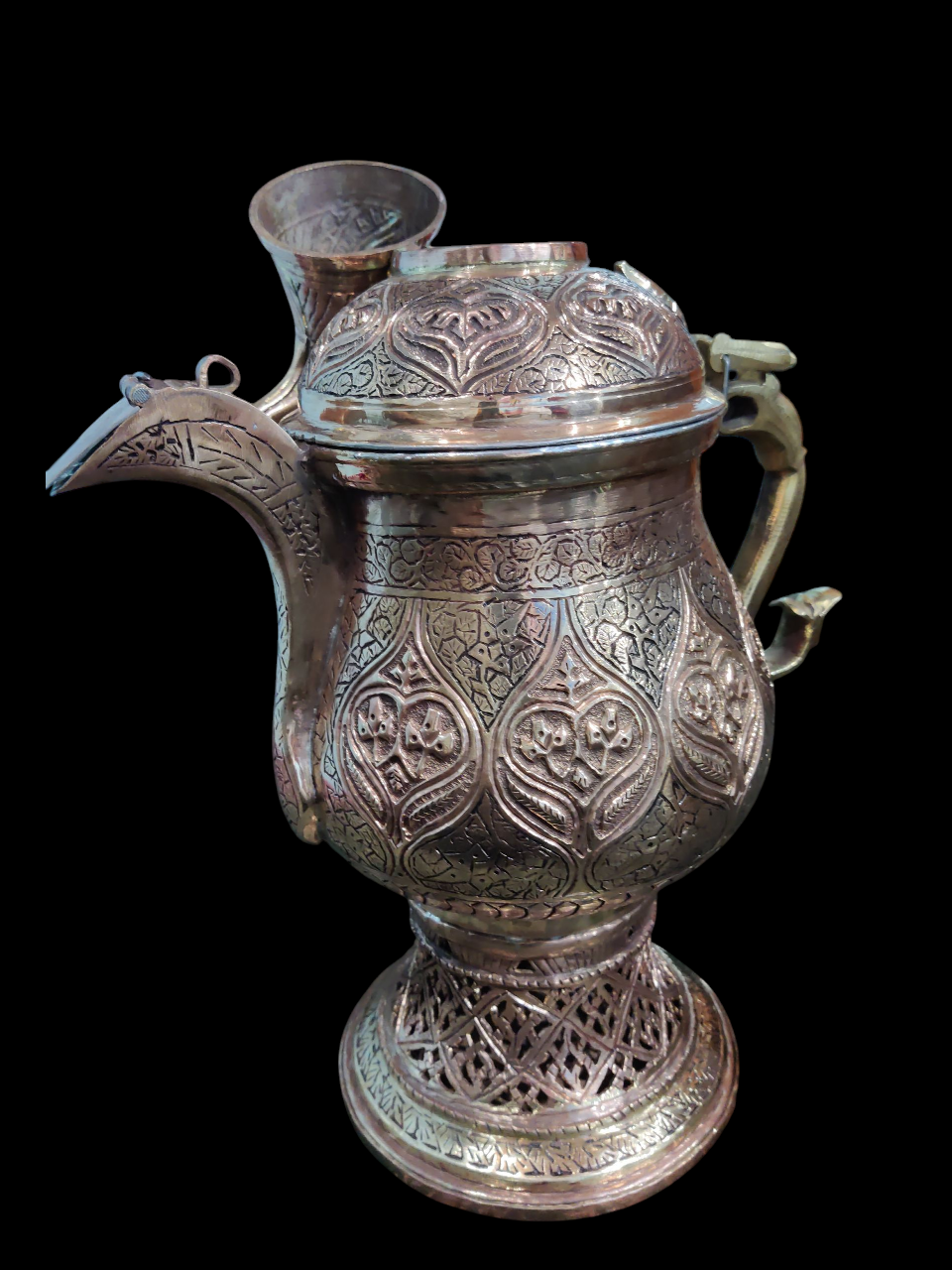 Kashmiri Copper Kandkari Samowar Medium