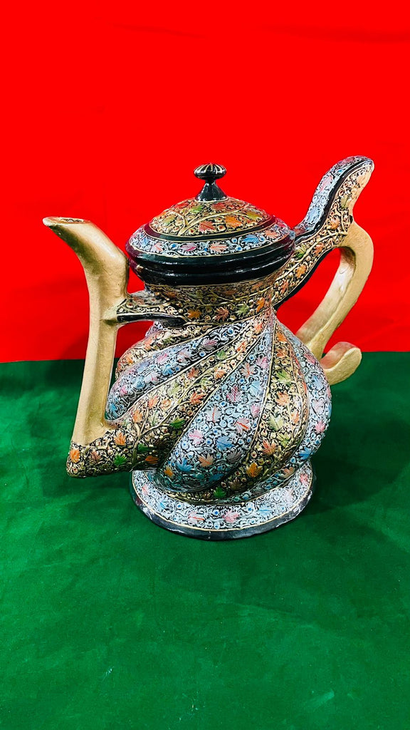 Papier Mache Decorative Kettle