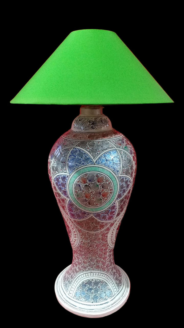 Papier Mâché Lamp