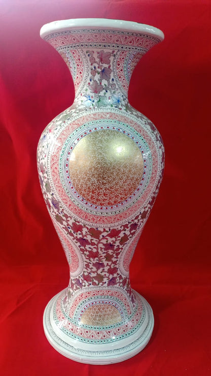 Papier Mâché Flower Vase