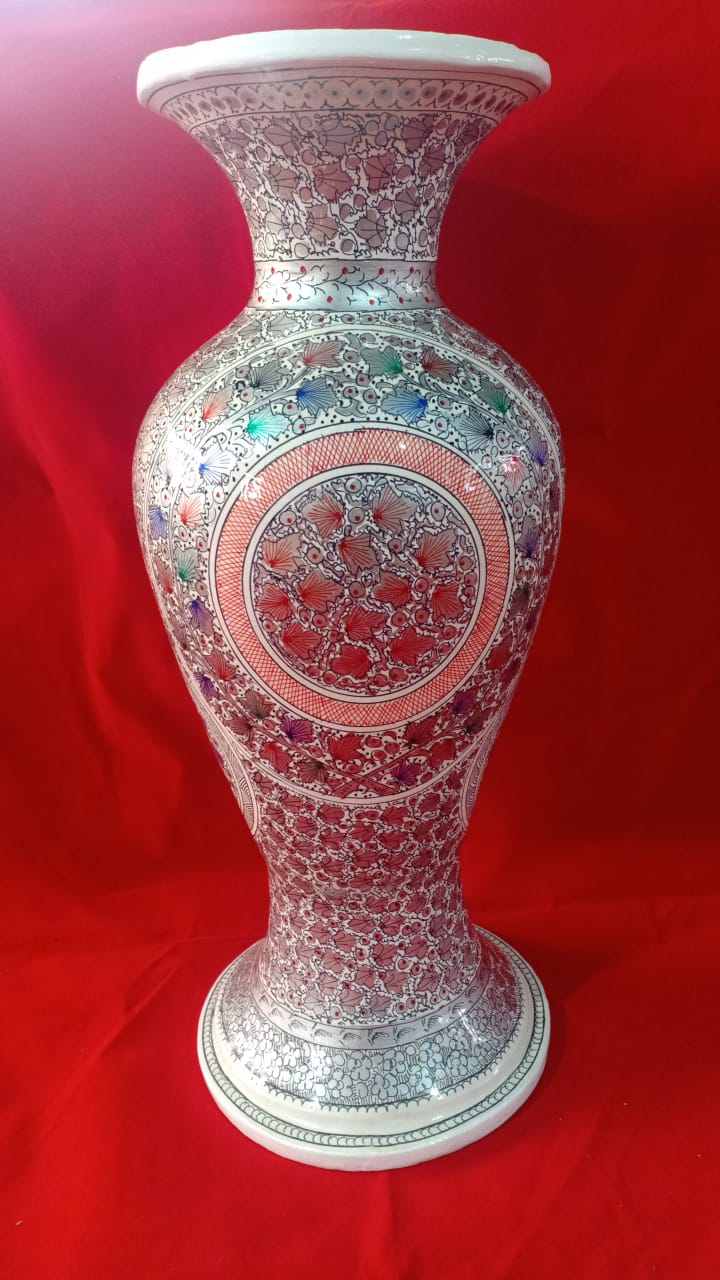 Papier Mâché Flower Vase