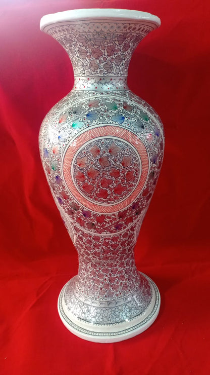 Papier Mâché Flower Vase