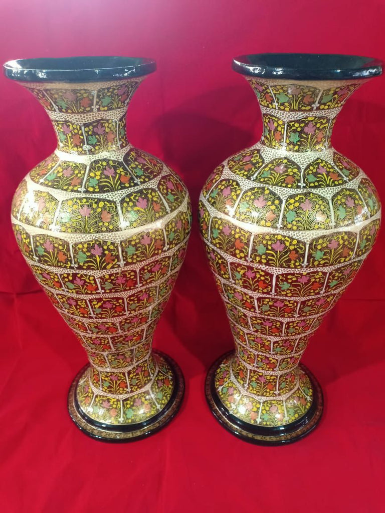Papier Mâché Flower Vase