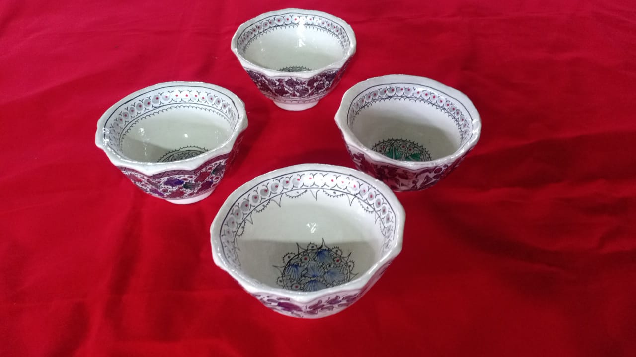Papier Mache Fruit Bowls (set of 4)