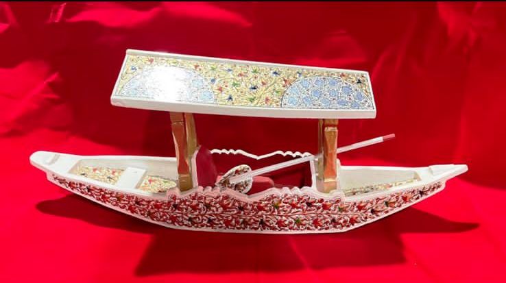 Premium Kashmiri Papier Mache Shikara Boat
