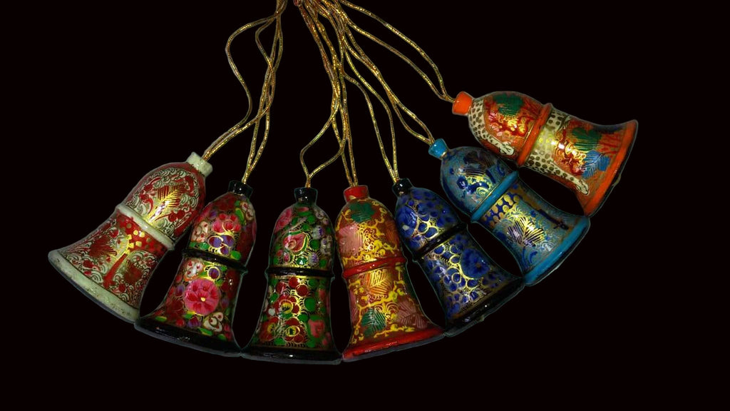 Papier Mache ItKashmir Papier Mâché Decorative Bellsems - Bells