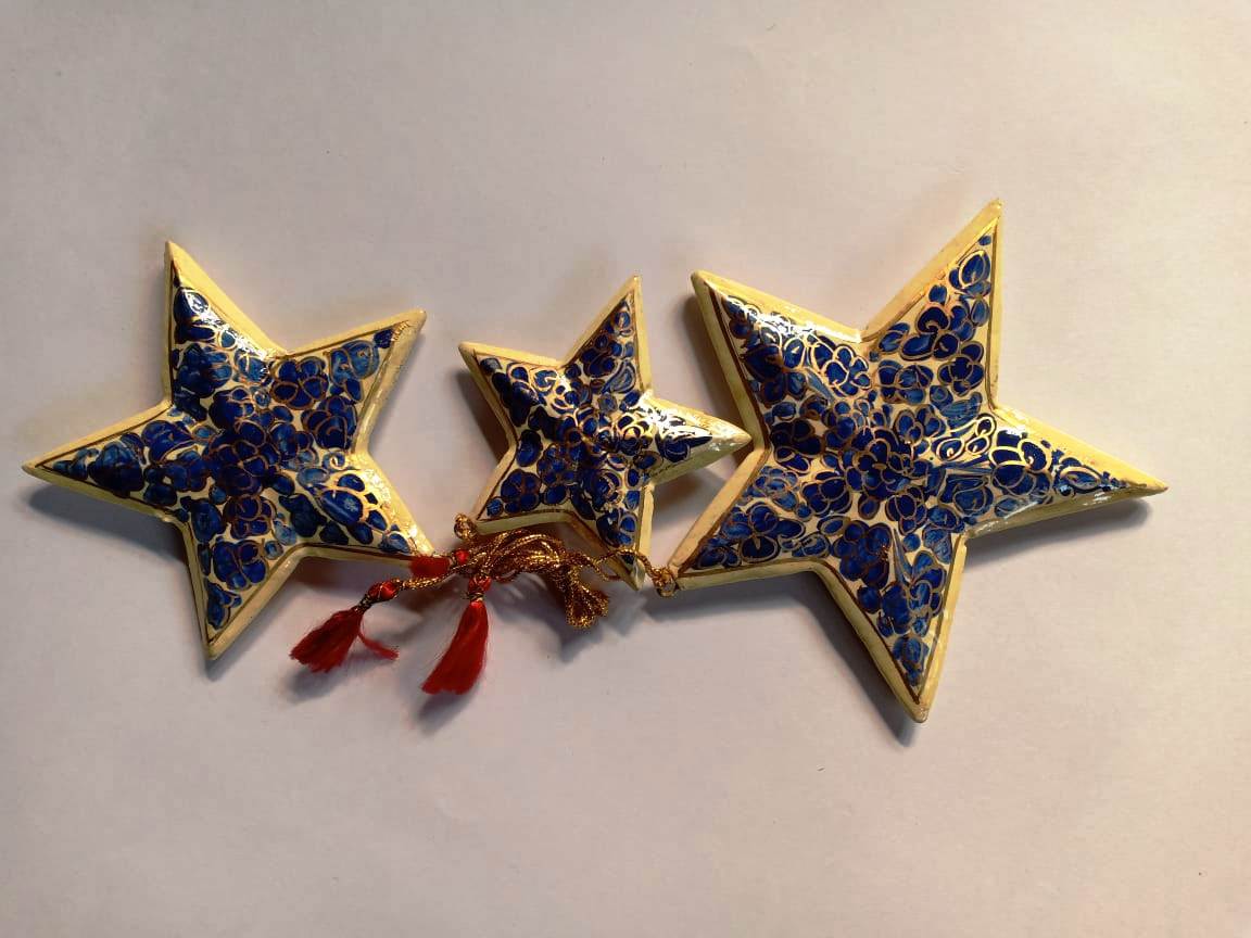 Kashmir Papier Mache stars