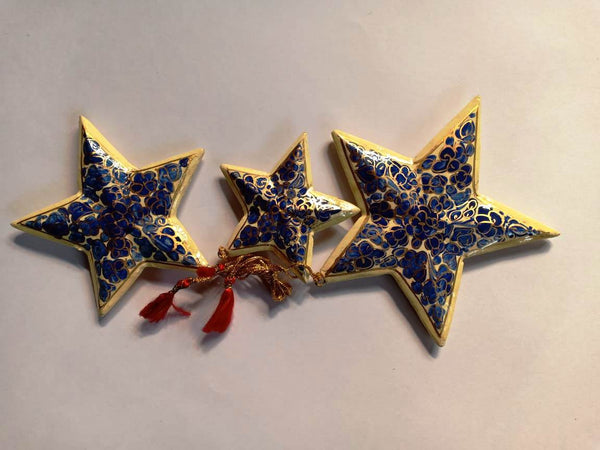 Kashmir Papier Mache stars