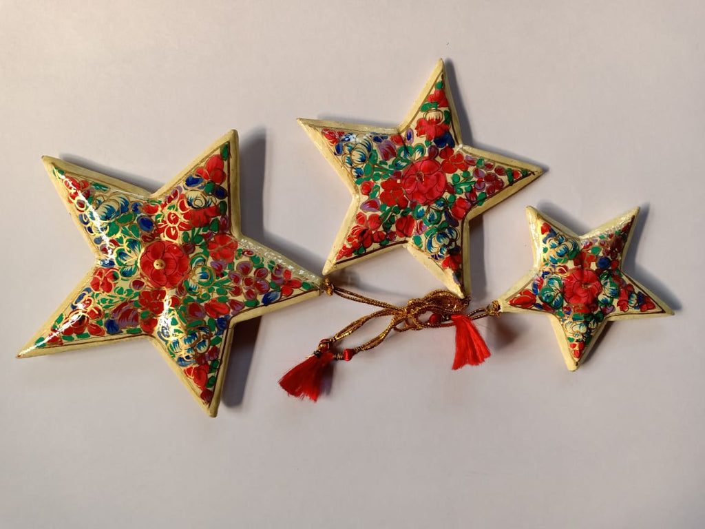 Kashmir Papier Mache stars