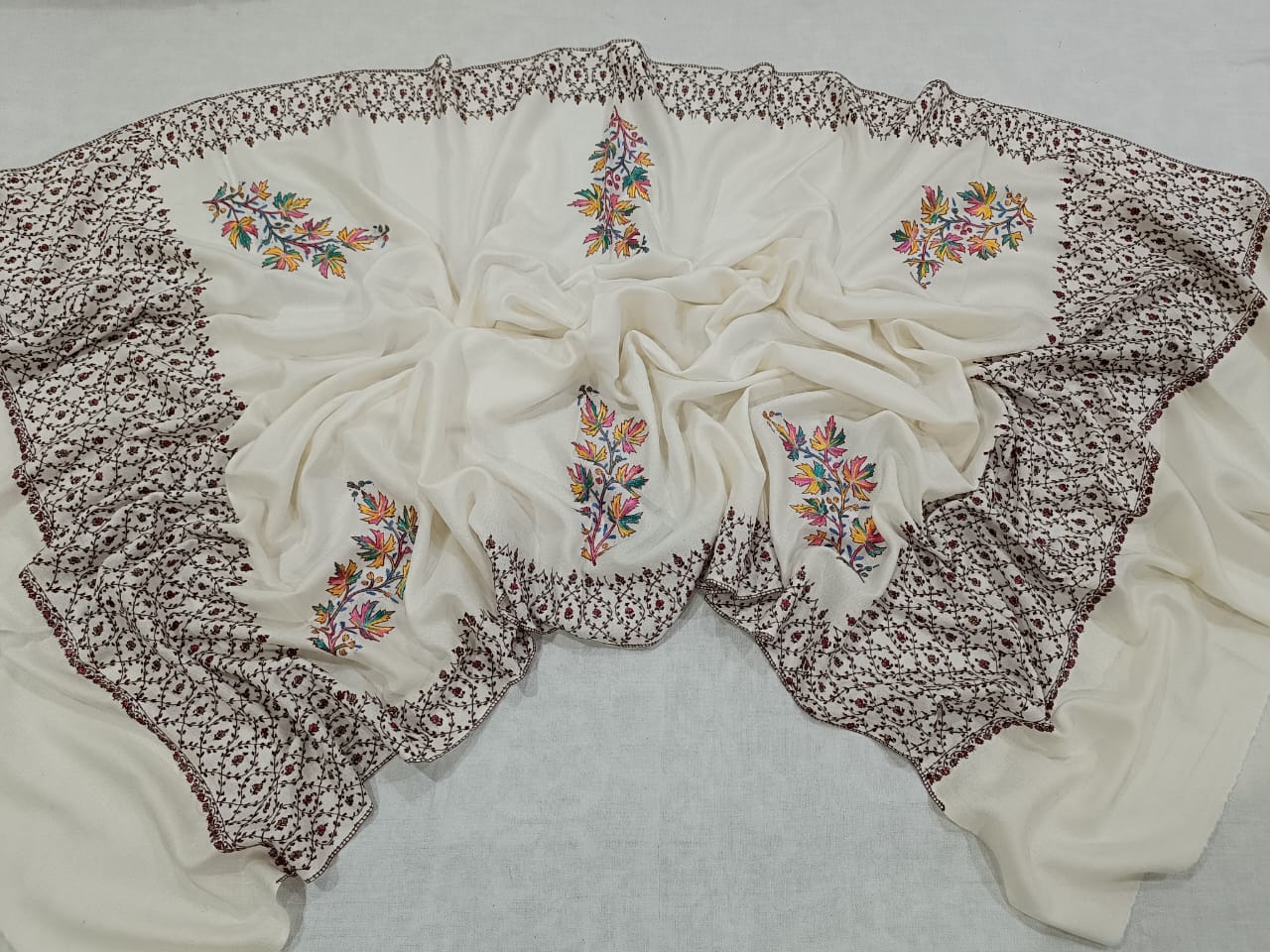 Pure TUSHA Bridal cum Party Wear Shawl 10 Pcs