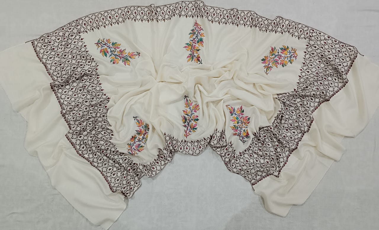 Pure TUSHA Bridal cum Party Wear Shawl 10 Pcs