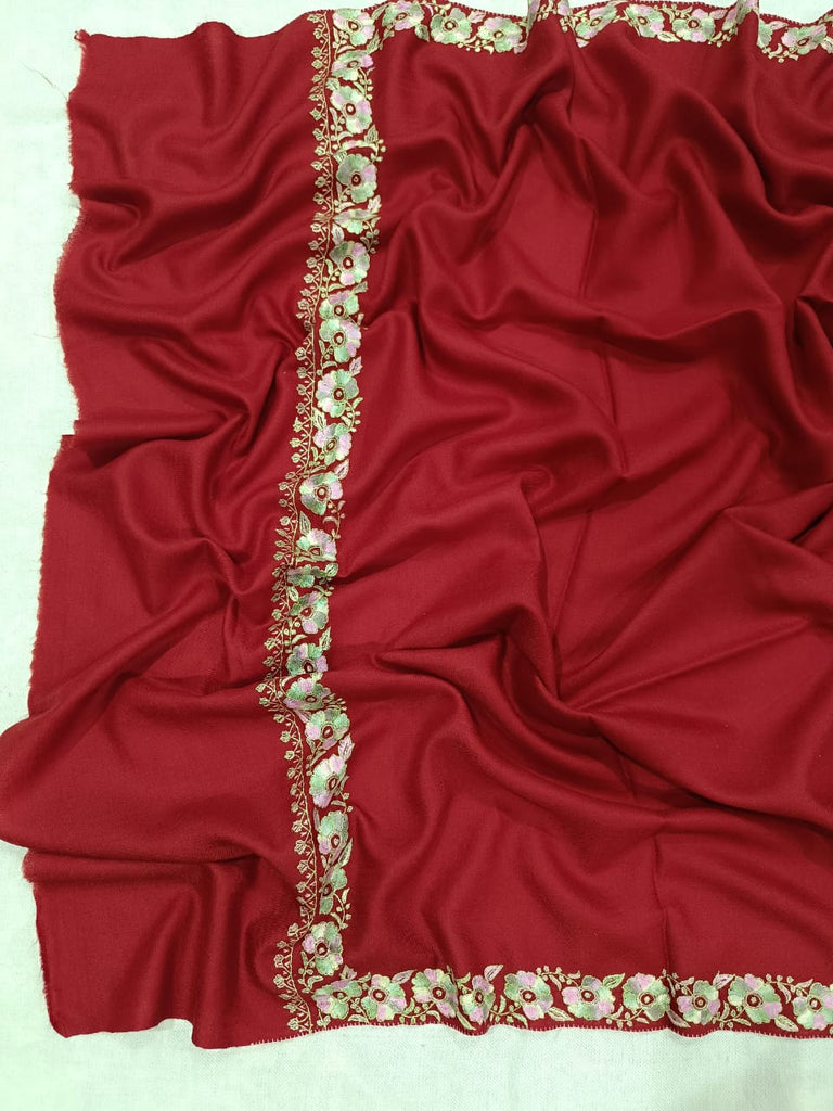 Pure TUSHA Bridal cum Party Wear Shawl Red Color