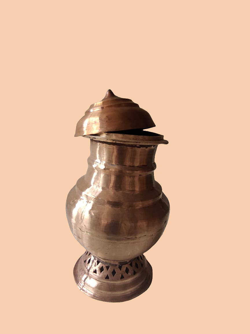 Traditional Handcrafted Kashmiri Oil Container
