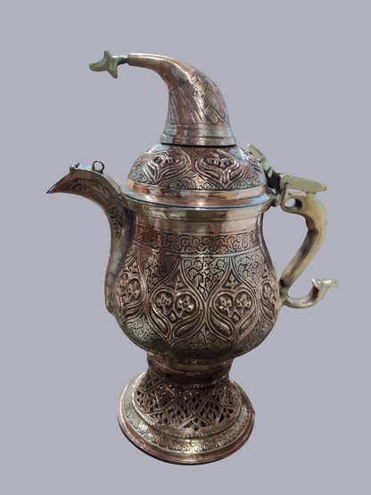 Kashmiri Copper Kandkari Samowar Large