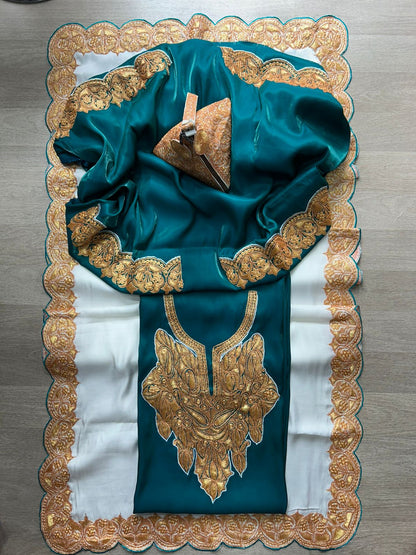 Exquisite Makhmal Bridal Ensemble