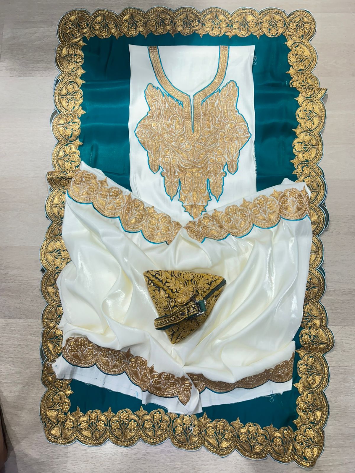 Exquisite Makhmal Bridal Ensemble