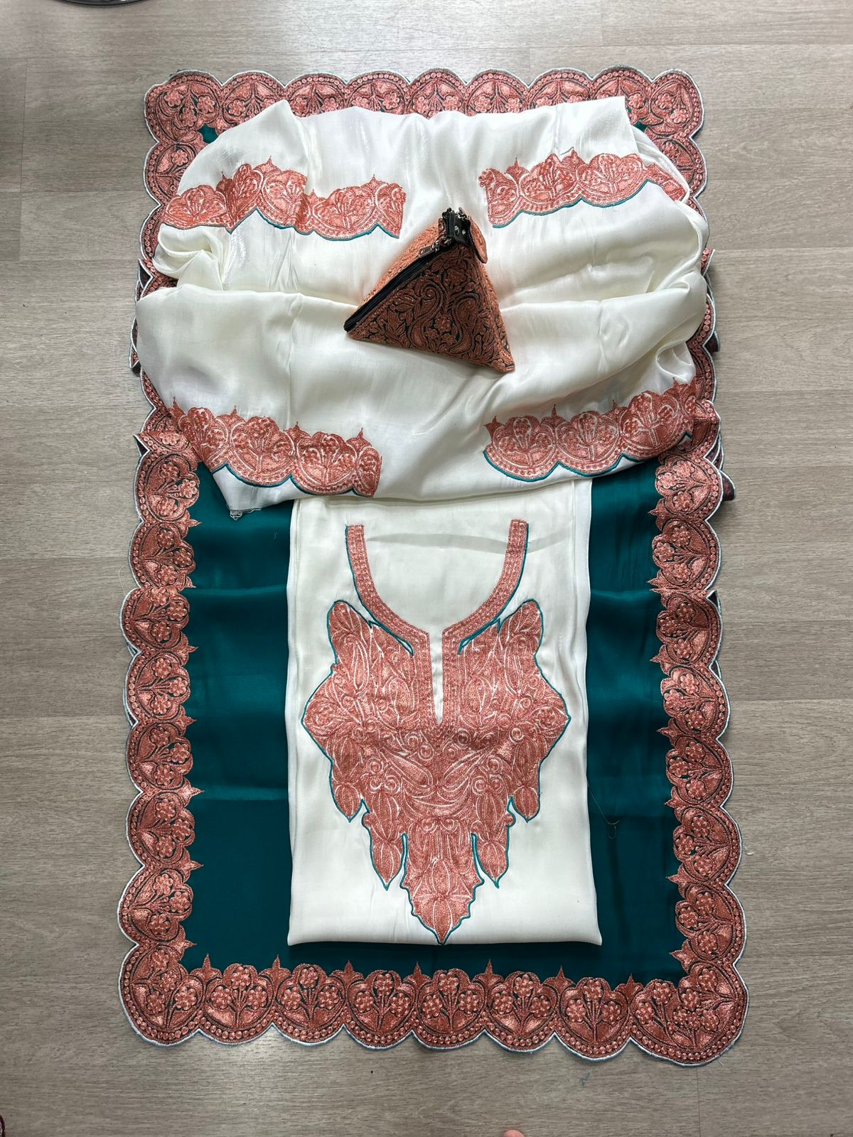 Exquisite Makhmal Bridal Ensemble