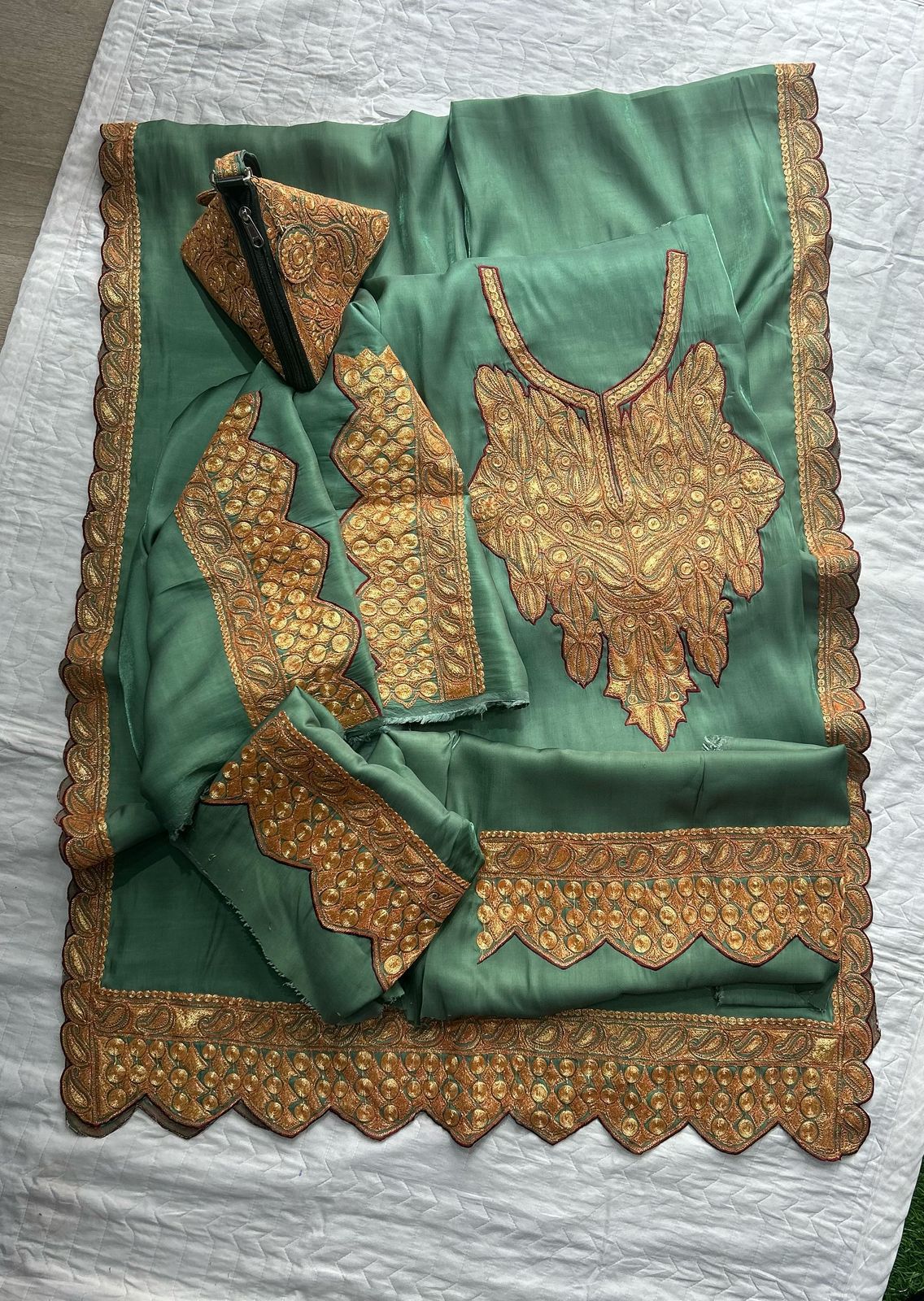 Exquisite Makhmal Bridal Ensemble