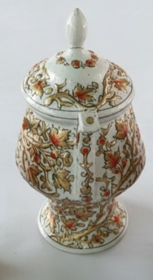Papier Mache Samovar White