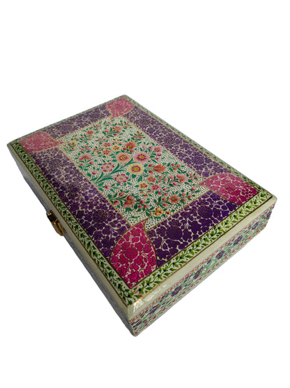 Kashmiri Premium Papier Mâché Shawl Storage Box