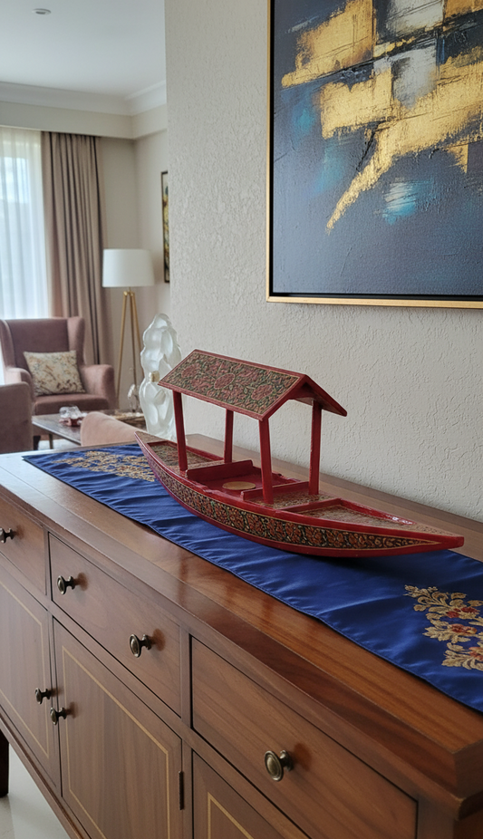 Premium Kashmiri Papier Mache Shikara Boat