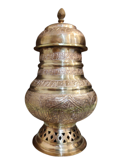 Kashmiri Traditional Handcrafted Kandkari Oil Container